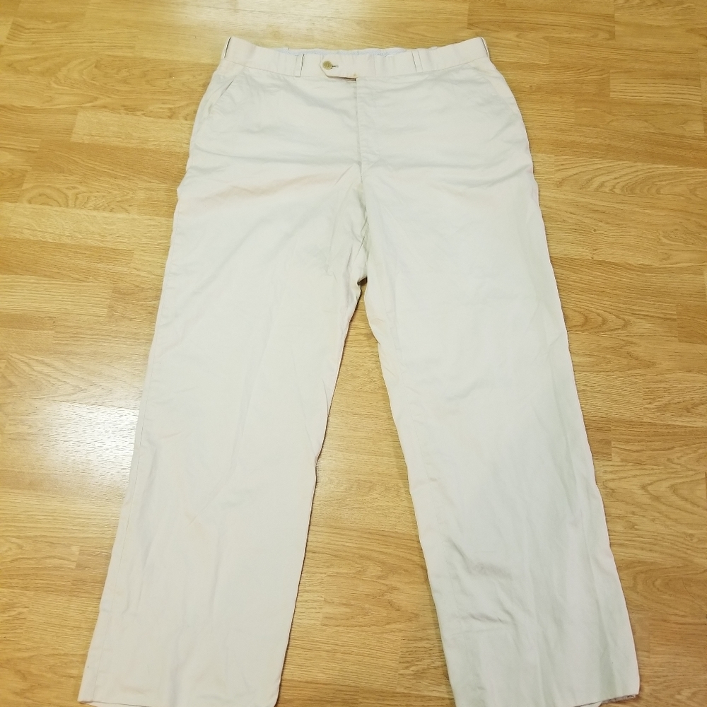David August flat front kahki pants